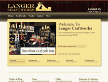 Tablet Screenshot of langercraftworks.com